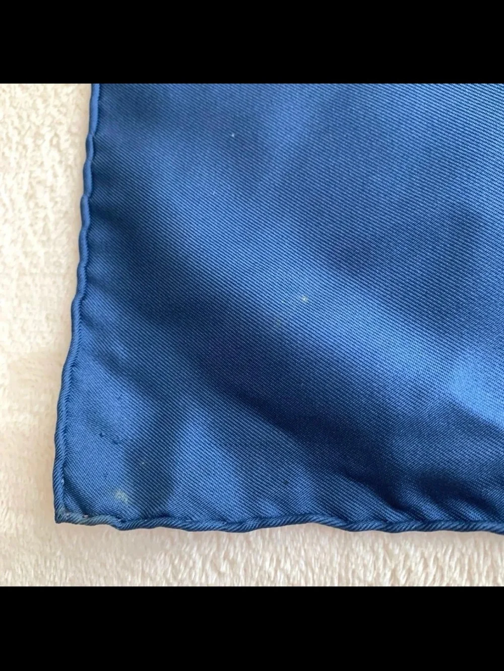 Hermes Blue White Gold Brides de Gala Silk Scarf